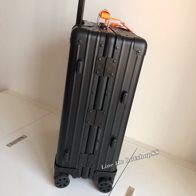 RIMOWA聯名AMBUSH行李箱四輪拉杆箱 日默瓦Classic鋁合金行李箱 gdx1135